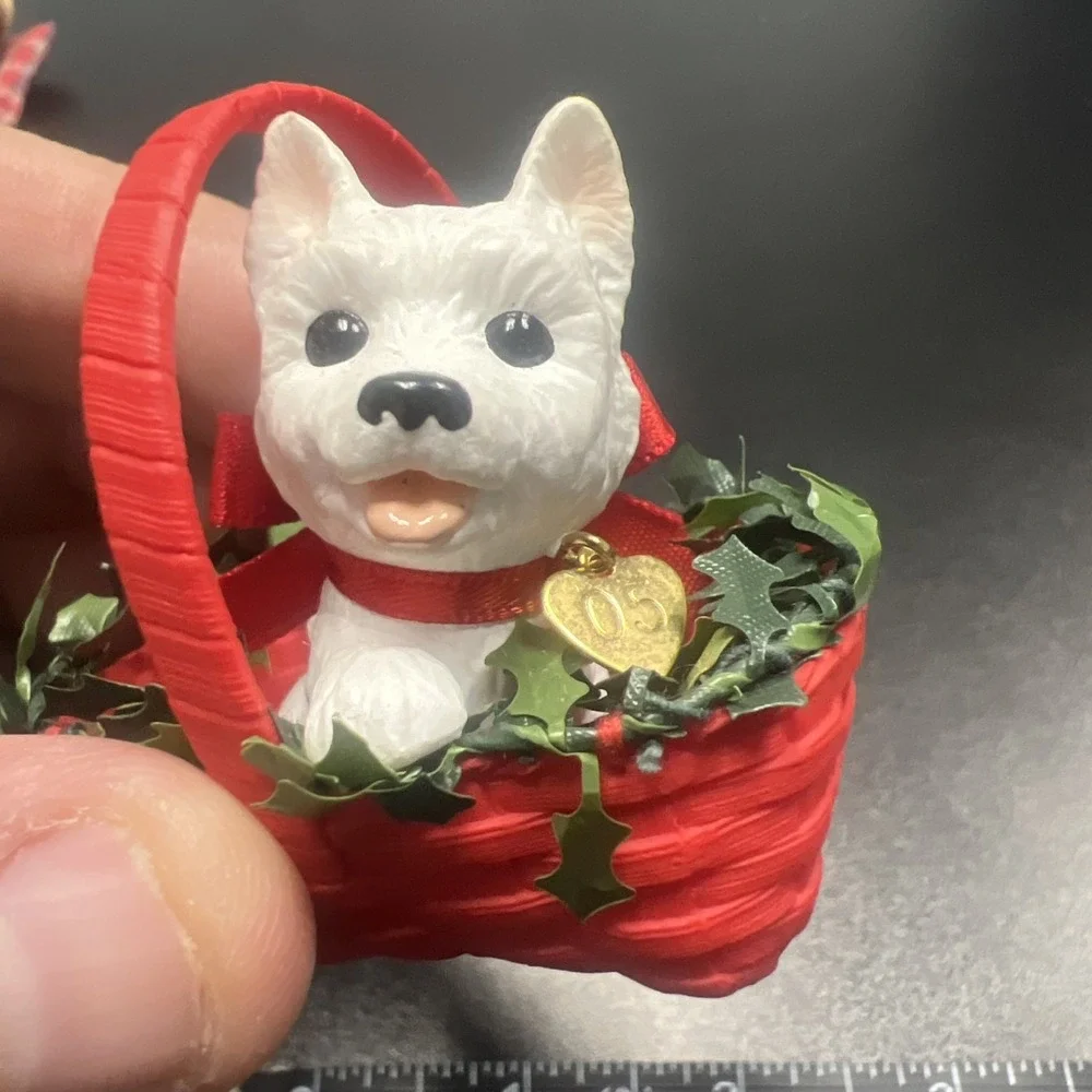 Hallmark‎ 2005 Puppy Love Westie Terrier Dog Ornament No Box